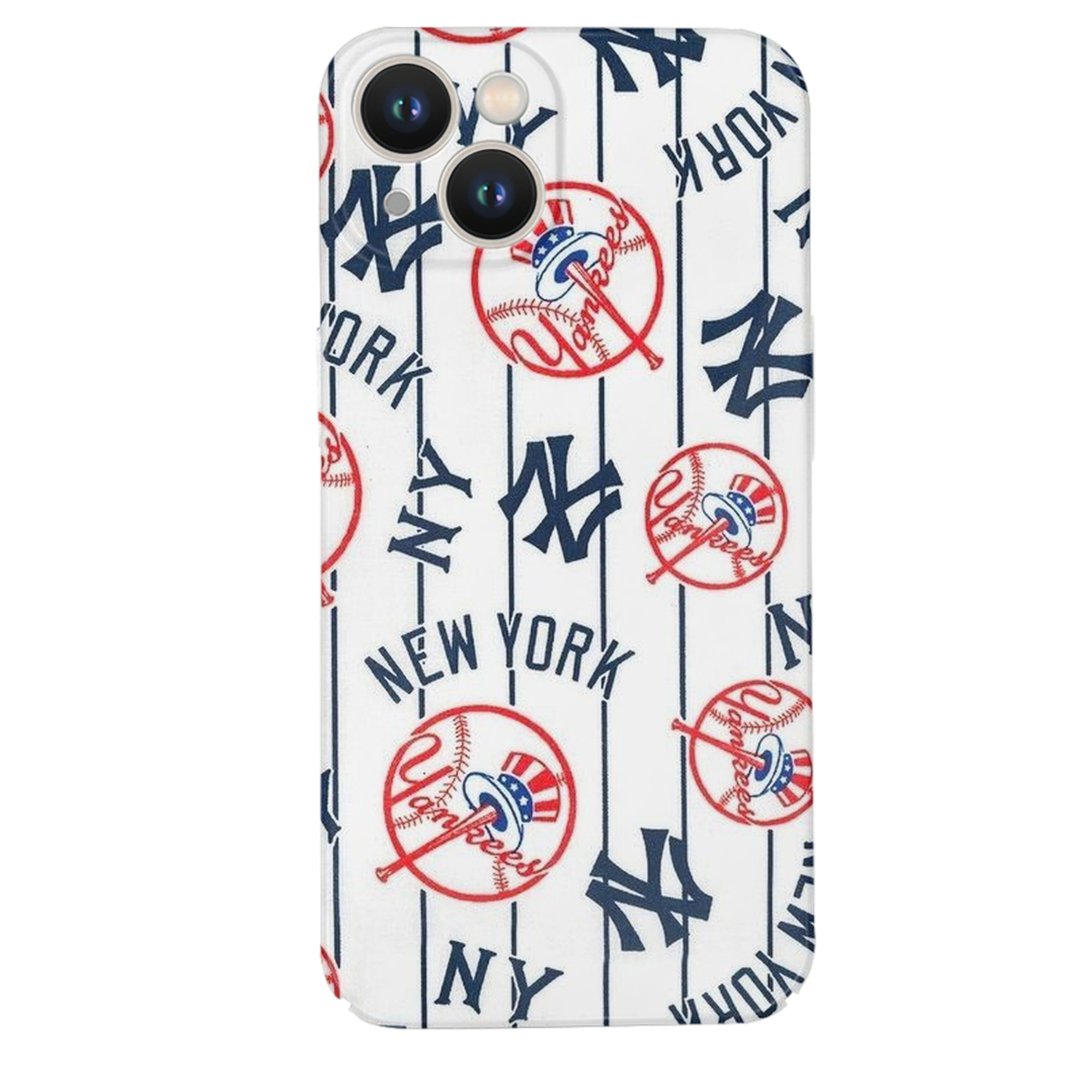 New York Yankees 219 IPhone 14 Series Full-Cover Hard Case – Shockproof With Raised Camera Protection – Precise Cutouts, Wireless Charging Compatible – Durable, Anti-Yellowing, Easy To Clean